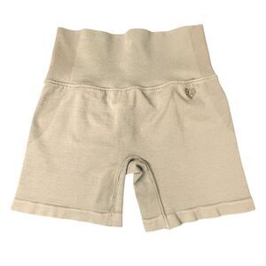 Women’s Best Move Biker Shorts Tan Size Small